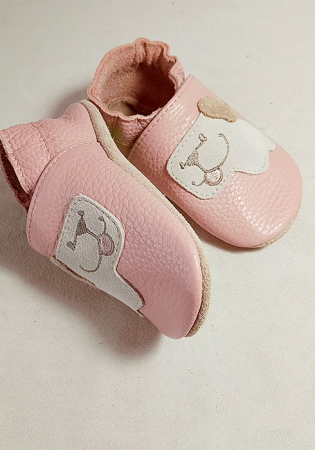Kapcie barefoot z włoskiej skóry z zamszową podeszwą
