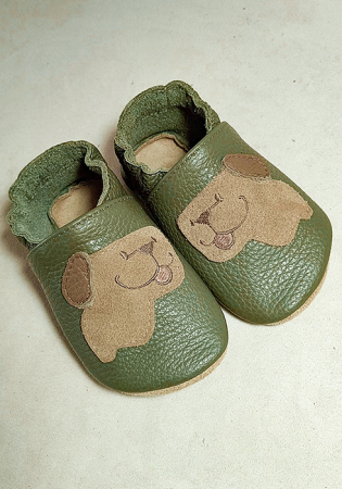 Kapcie barefoot z włoskiej skóry z kauczukową podeszwą