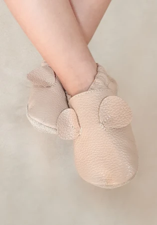 Kapcie barefoot z włoskiej skóry z oddychającą  zamszową podeszwą