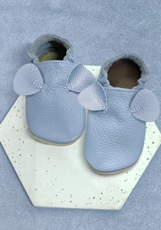 Kapcie barefoot z włoskiej skóry z kauczukową podeszwą marki funky-monkey