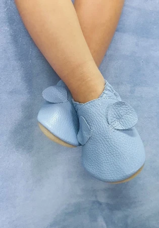 Kapcie barefoot z włoskiej skóry z kauczukową podeszwą marki funky-monkey