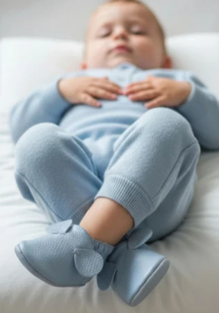 Kapcie barefoot z włoskiej skóry z zamszową podeszwą marki funky-monkey