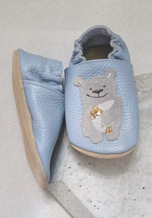 Kapcie barefoot z włoskiej skóry z zamszową podeszwą funky-monkey