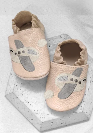 Kapcie barefoot z włoskiej skóry z zamszową podeszwą marki funky-monkey