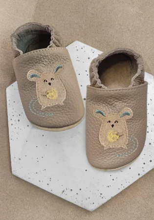 Marka funky monkey barefoot w kolorze  brązowym z kauczukową podeszwą