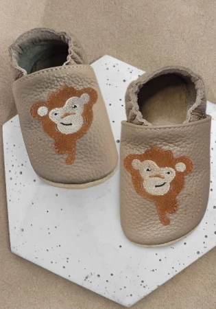 Marka funky monkey barefoot w kolorze  brązowym z kauczukową podeszwą
