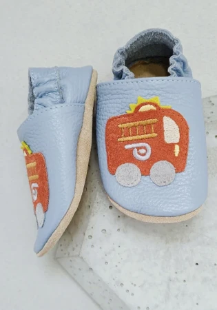 Kapcie barefoot z włoskiej skóry z zamszową podeszwą funky-monkey