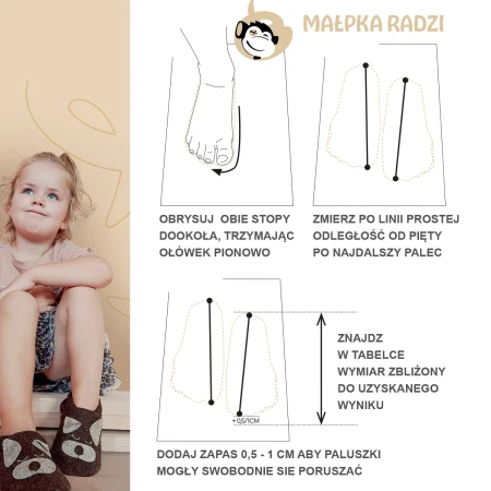 tabela rozmiarów dla kapcie barefoot z gładkiej włoskiej skóry w kolorze niebieskim z kauczukową podeszwą