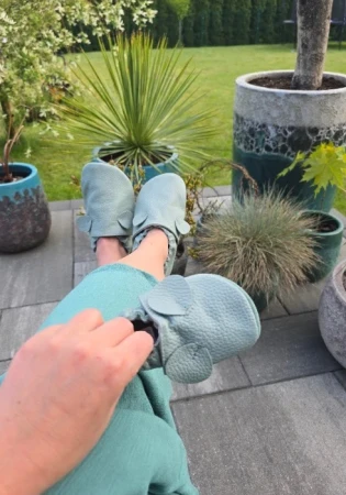 Funky-Monkey Barefoot Adult PRO – antypoślizgowe kapcie, ze skóry naturalnej, z kauczową podeszwą w rozmiarach dla dorosłych