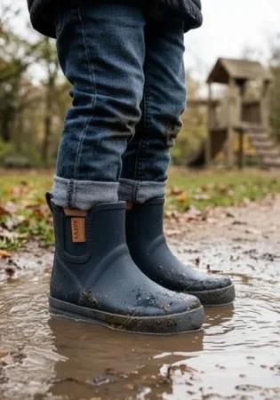 RAYVE Muddy Short to dziecięce barefootowe kalosze za kostkę
