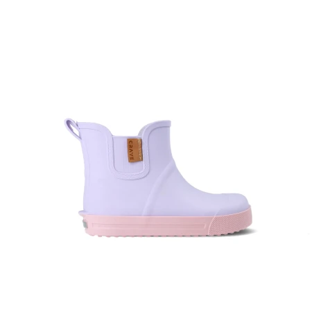 Muddy Short Light Violet RAYVE Muddy Short to dziecięce barefootowe kalosze za kostkę