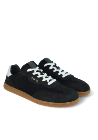 RAYVE Rio to minimalistyczne sneakersy barefoot stworzone z myślą o naturalnym sposobie chodzenia CZARNE
