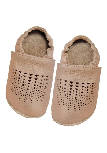 Przejdź do produktu Sandałki dziecięce Barefoot SOFT z zamszową podeszwą klasyczne BOHO BRĄZ