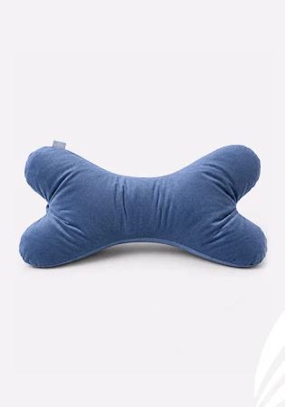 Poduszka WaveTale Bone w kształcie kostki z tkaniny Velvet – ergonomiczna i praktyczna