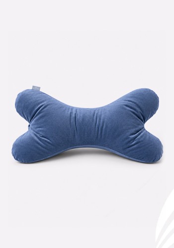Przejdź do produktu Anatomiczna poduszka VELVET BONE / kostka -  GRANAT