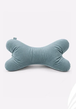 poduszka kostka wave_Tale_VELVET BONE ergonomiczna wspierająca - podparcie karku - mięta