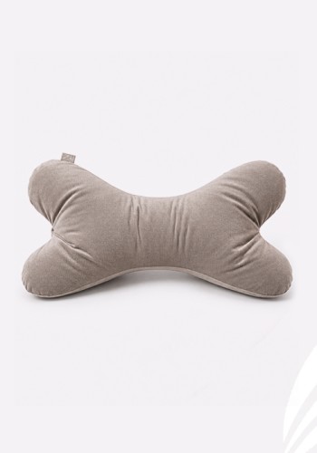 Przejdź do produktu Anatomiczna poduszka VELVET BONE / kostka -  BEŻOWA