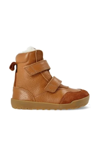 Przejdź do produktu Zimowe buty barefoot dla dzieci RAYVE LAHTI, brązowe koniak