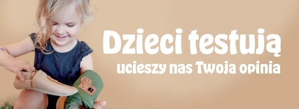 Dzieci testują nasze kapcie