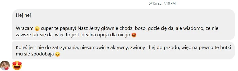 Opinia na temat bucików