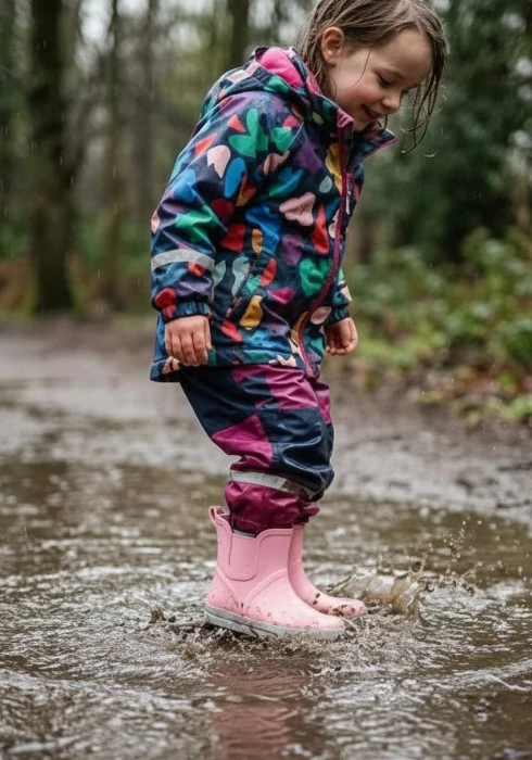 RAYVE Muddy Short to dziecięce barefootowe kalosze za kostkę